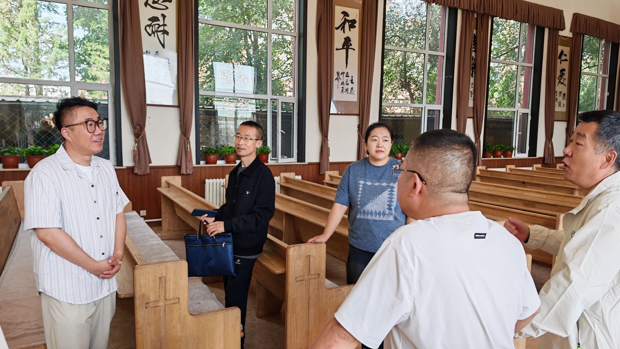 學校黨委統戰部聯合多部門開展校園周邊宗教領域安全排查